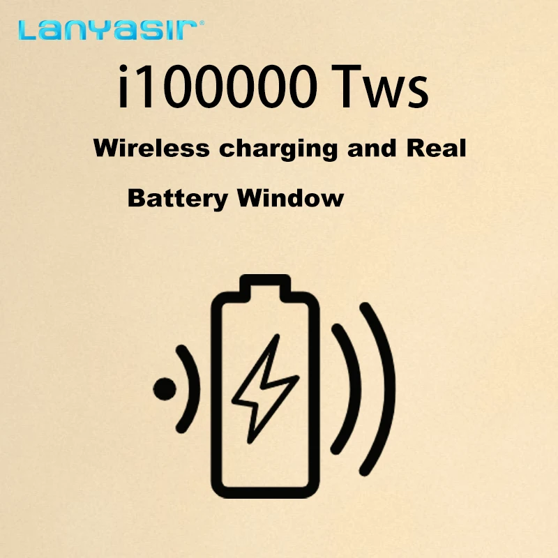 Lanyasir новые i100000 TWS 1:1 Супер копия беспроводные Bluetooth наушники pk w1 h1 1536u чип i500 i10000