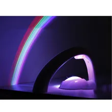 Второе поколение Радужный проектор изогнутая Радужная проекционная лампа Милая