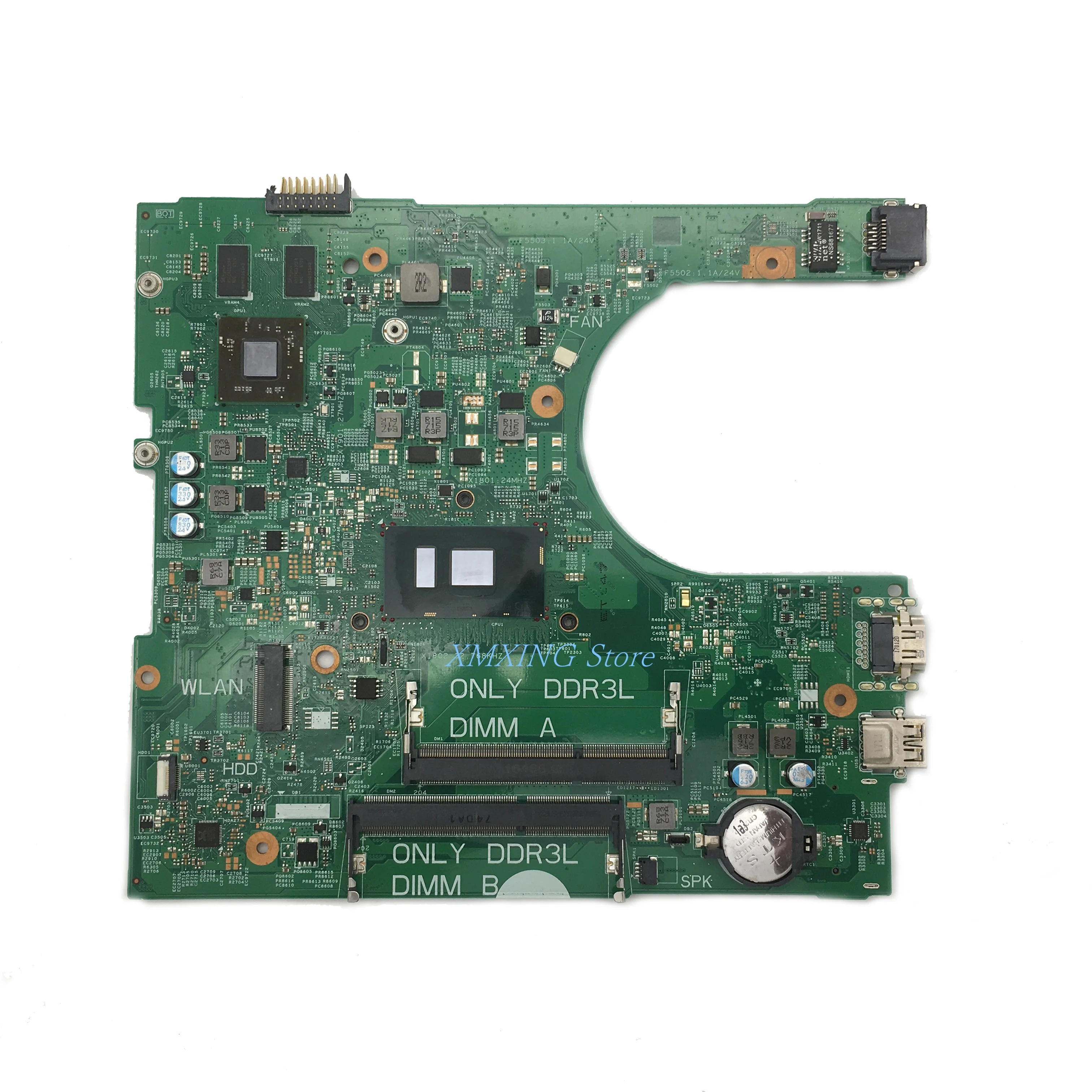 

FULCOL For DELL INSPIRON 3568 3468 Laptop motherboard I7-7500U CN-0W3238 0W3238 W3238 14236-1 Tested 100% work