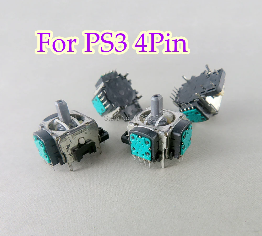 Сменный 4 контактный 3D джойстик 20 шт./лот оригинал аналоговый для PS3 контроллер