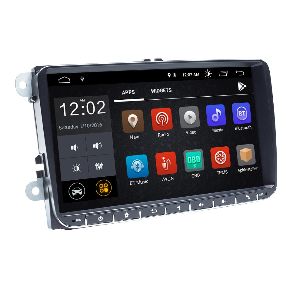" 2 Din Android 9 Автомагнитола gps навигация для VW Passat B6 touran volkswagen Skoda Octavia 2polo golf 5 6 мультимедийный dvd-плеер