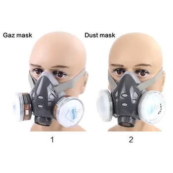 

Full Facemask Respirator Gas Mask Filter Dust Protective Facepiece Mask For Paint Spraying B36A