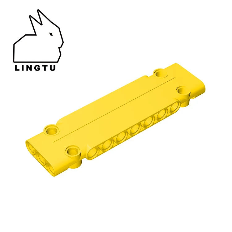 LINGTU строительный блок для бренда 15458 1x3x11 Technic длинная Гладкая сторона Развивающие детские игрушки Nanoblock