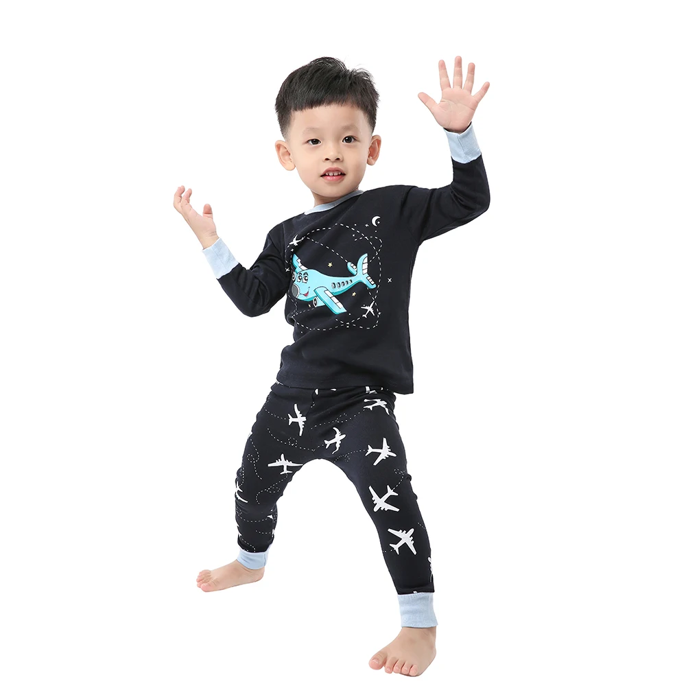Kids Pajamas Set Kids Pajamas Pajama Sets Kids Clothing Set 100 Cotton Full Sleeve Cotton Boys Sleepwear Kids Airplane Pyjamas Children Baby Girls Pajamas Pijama Unicornio Infantil Pijamas