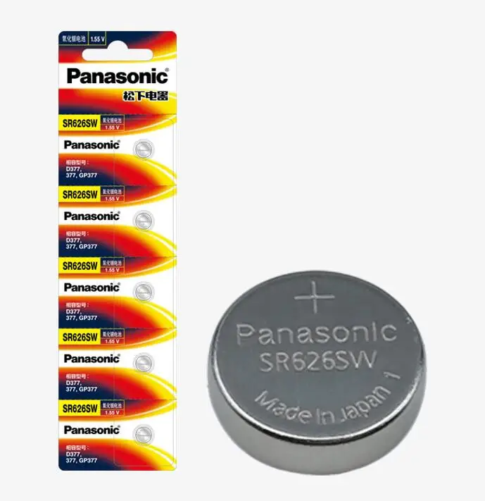 20 шт./лот Panasonic SR626SW часовая батарейка G4 377A 377 LR626 SR66 LR66 батареи из оксида