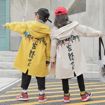 

2020 New Children Jacket Boys and Girls Spring and Autumn Windbreaker Girls Fashion Tops Children Clothing Boys Section Student