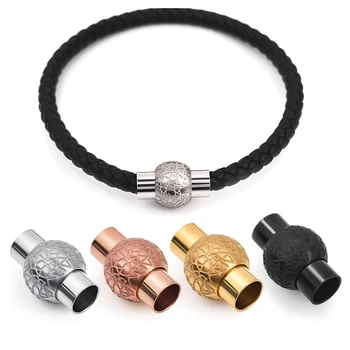 

Stainless Steel Magnetic Buckle Clasps for Bracelets Clasp Connector Hold 6mm Jewelry Making DIY Jewelry Findings Components