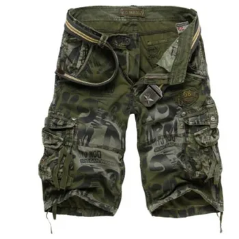

2018 Summer New Large Size 29-40 Loose Mens Military Cargo Shorts Army Camouflage Shorts