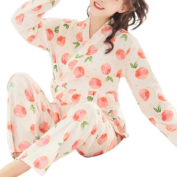 

2020 Summer Pajamas Set for Nursing Women Sleepwear Cartoon Pijamas Printed Pyjamas Breastfeeding Long Sleeve Home Clothes