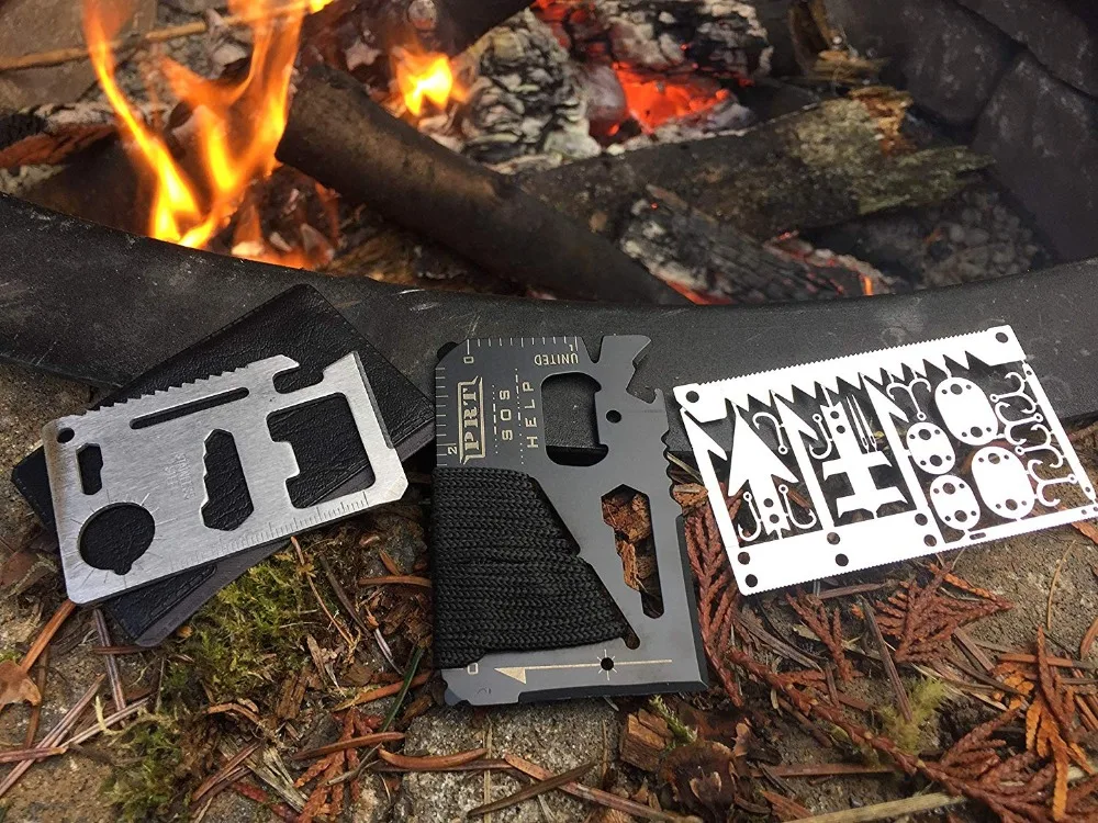 Credit Card EDC multi tools Pocket Hunting Knife Outdoor Tool Camping Hiking SOS Survival Rescue Emergency Tools (14)