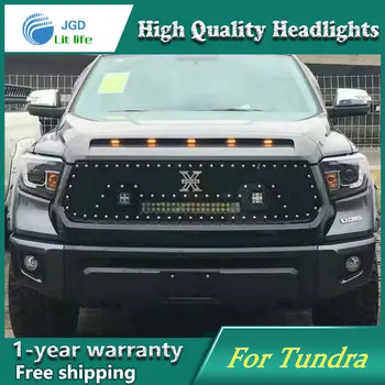

Car styling case for Toyota Tundra 2014 Tundra Headlights LED Tundra Headlight DRL Lens Double Beam HID Xenon