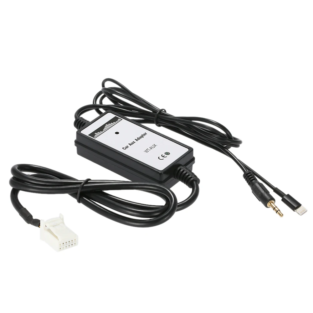 3,5 мм Aux аудио MP3 Интерфейс адаптер для Toyota USB зарядка для iPhone5 6 6s 6plus