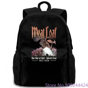 

Meatloaf Bat Out Of Hell World Tour 1977-78 Official Mens Newest women men backpack laptop travel school adult student