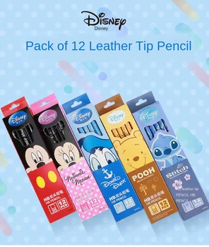

Disney 12/box of Pencils Pupils School Supplies Children's Stationery Cute Cartoon Mickey Minnie Winnie Pencil Classmate Gift
