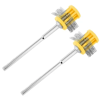 

Professional 2Pcs Polishing Brushes 1Mm Wire Jewelry Brush Making Tool with Handle Jewellery Tools for Jeweler