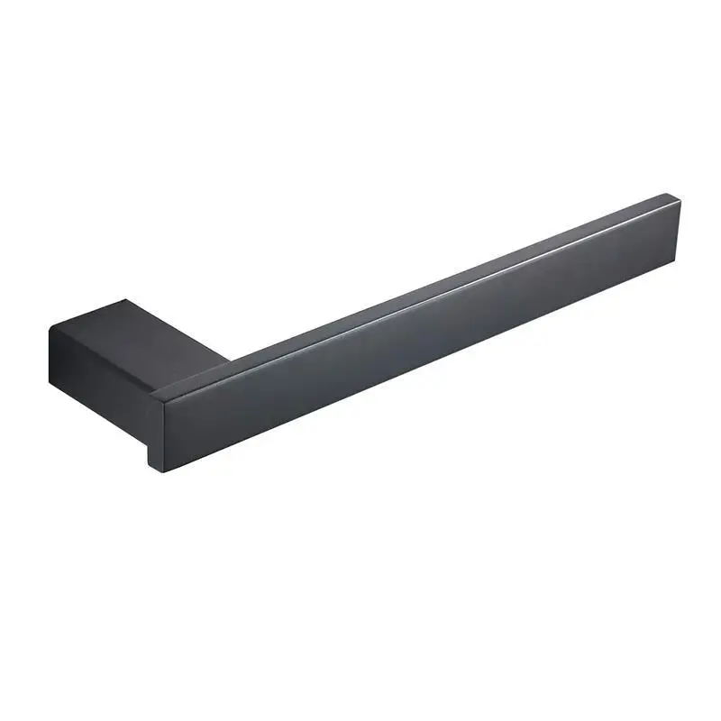 

304 Stainless Steel Black And White with Pattern Towel Ring Bathroom Storage Shelf Bathroom Towel Rod Sanitary Ware Hardware Acc