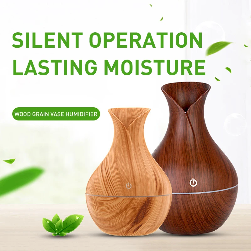 

Household Wood Grain Aroma Humidifier ABS Environmental Protection Material Mute Antibacterial Wood Household Air Humidifier