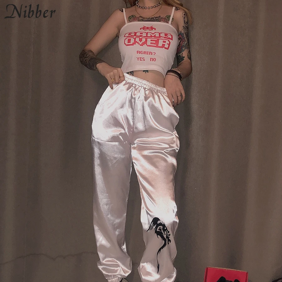 

Nibber autumn leisure loose pure Harem pants womens 2019hot Chinese styles pants mujer street casual Basic Hip hop Active pants