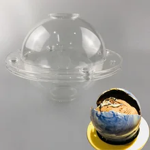 Горячие 3D планета торт плесень шоколадные формы пластиковые поликарбонатные формы для хлебобулочных тортов украшения выпечки Кондитерские инструменты плесень
