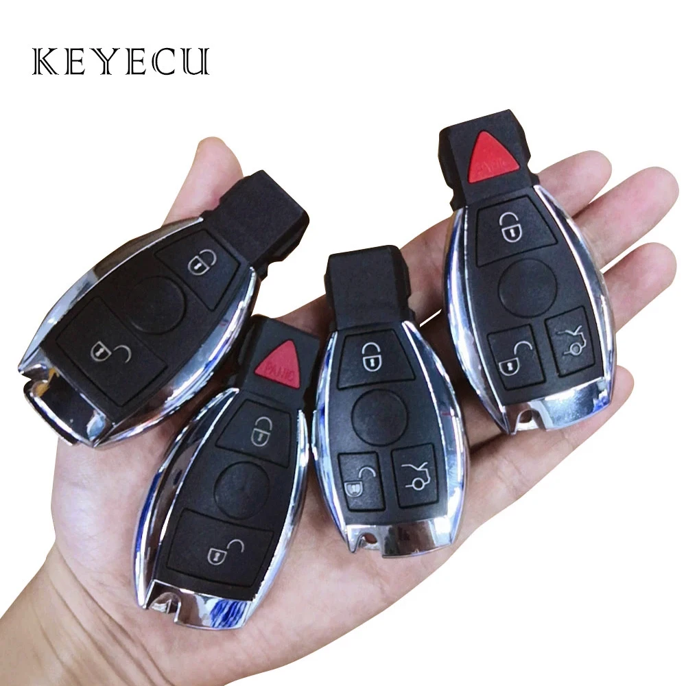 Keyecu BGA умный дистанционный ключ 2 3 4 кнопки 315 МГц/433 МГц для Mercedes Benz 705 Moto NEC 2000 + |