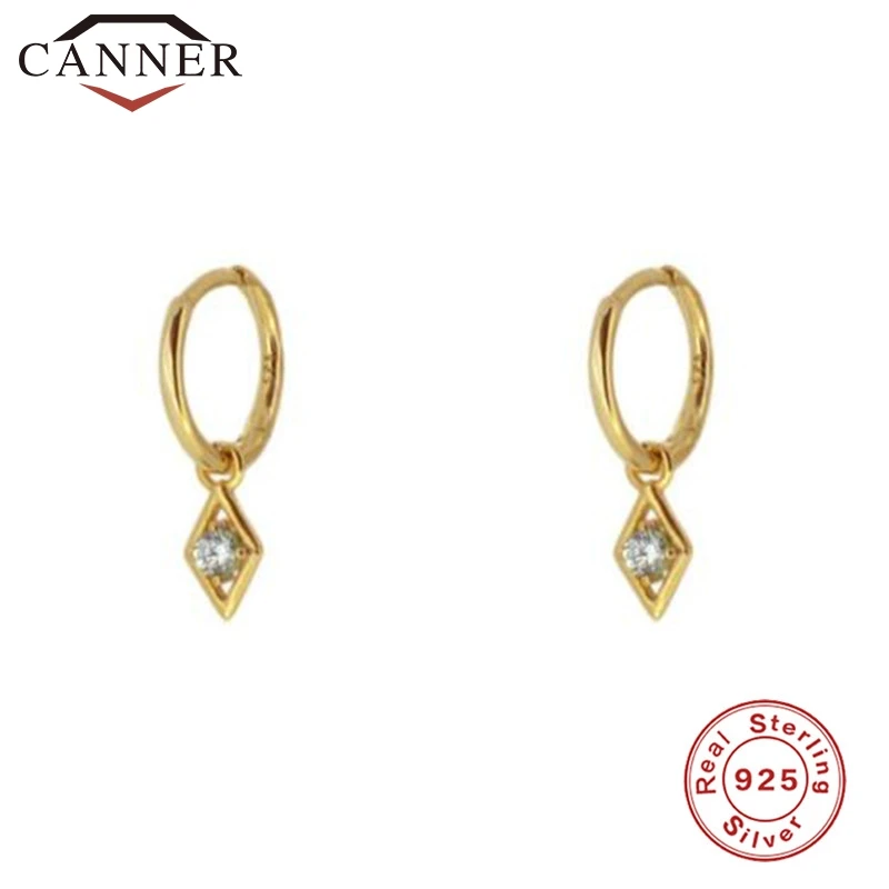 eyes gold INS, 925 пробы, серебряные, звезда, луна, циркон, маленькие серьги-кольца для женщин, простой: золото, серебро, круглые серьги с голубем мира - Окраска металла: eyes gold