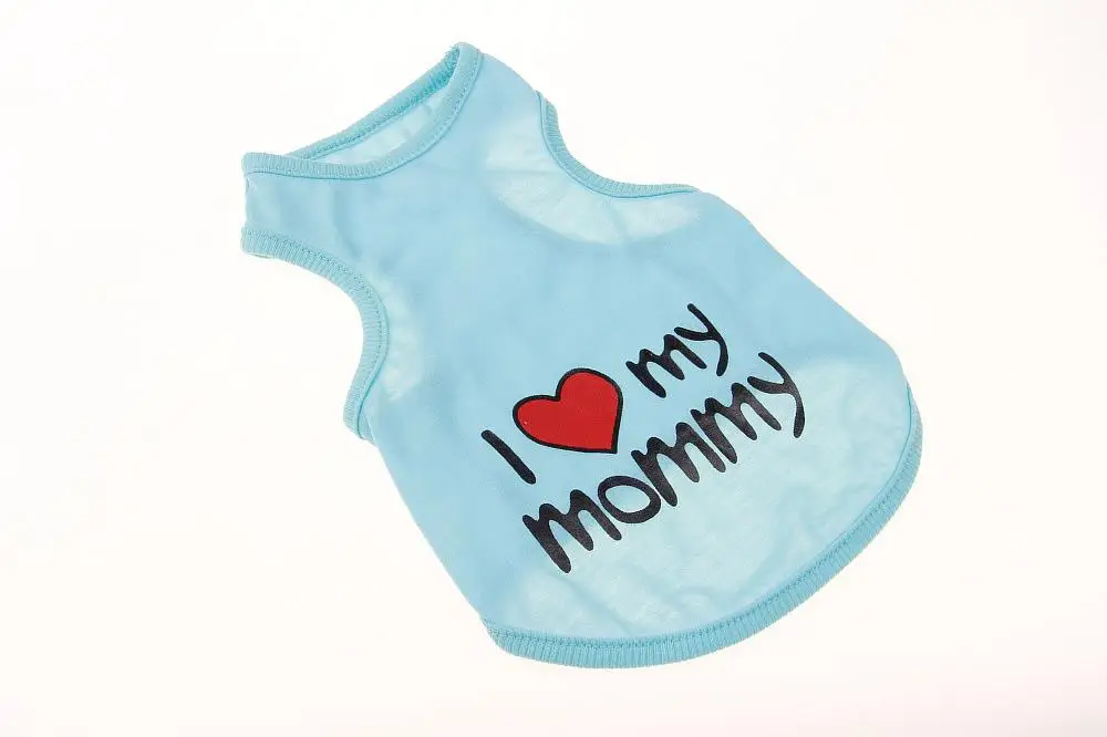 I love my parents T-shirt pet vest (11)