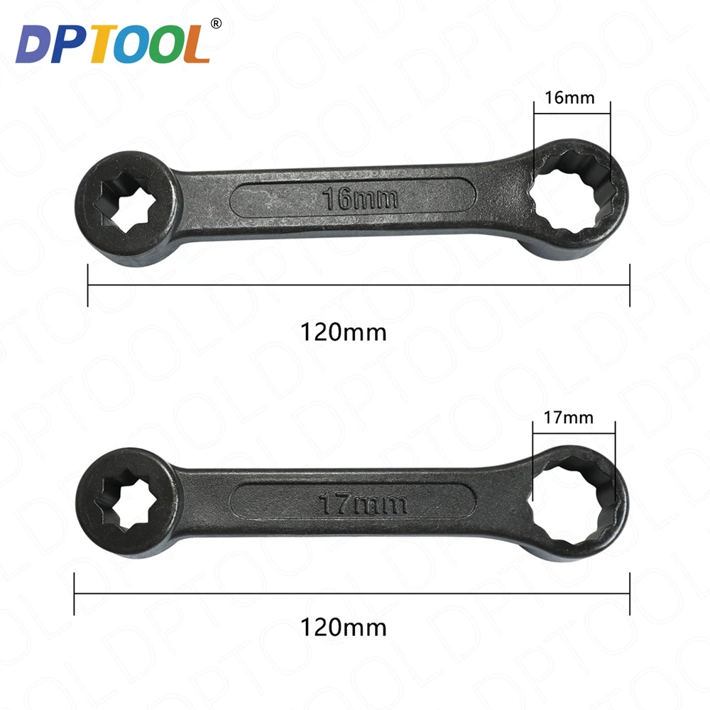 16mm Or 17mm Engine Motor Mount Socket Wrench Offset 12 Point Design 3/