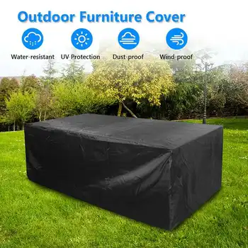 

Oxford Cloth Furniture Dustproof Cover For Rattan Table Cube Chair Sofa Waterproof Rain Garden Outdoor Patio Protective Cover