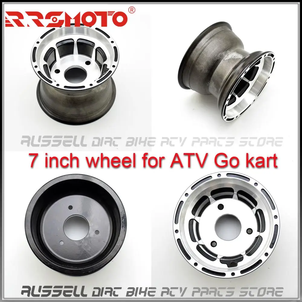 Алюминиевый обод колеса ATV 7 &quot(3 отверстия) для шин 16x8 Quad wheel Go kart|Детали и