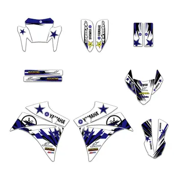 

Motorcycle Team Graphic Background Sticker Decal DECO Kit For Yamaha XT660R 2004-2018 2008 2009 2010 2011 2017 2018 2016 2015 14