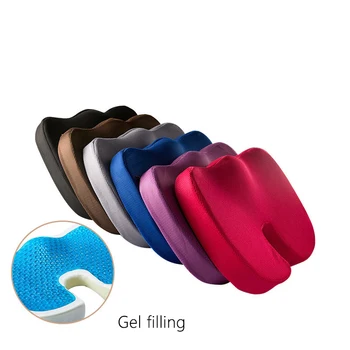 

New Gel Cushion Seat Office Thicken Upholstery Memory Foam U-Shape Cushion Silicone Sofa Cushion Soft Comfort Cojines Coussin