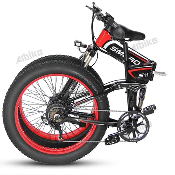 

No Tax Electric Bike Foldable Urban Electric Bicycle 1000W Motor 48V 10Ah Hidden lithium Battery Ebike Folding design
