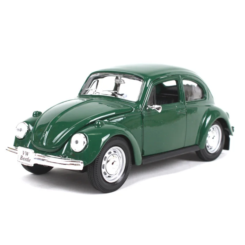 1/24 Maisto VW beetle автобус Самба винтажная литая под давлением модель автомобиля Simulatio Коллекционная Коллекция металлический материал коллекция Рождественский подарок