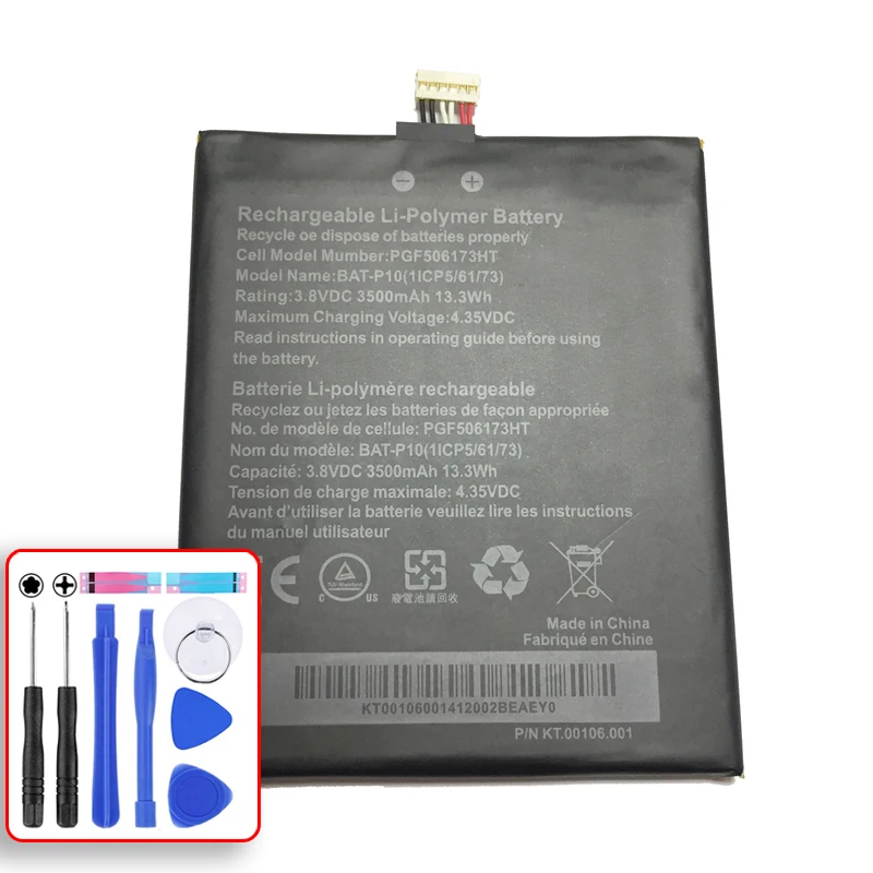 

BAT-P10 For Acer Liquid E700,Liquid E700 Triple ,E39 PGF506173HT 3500mAh Mobile Phone Replacement Battery
