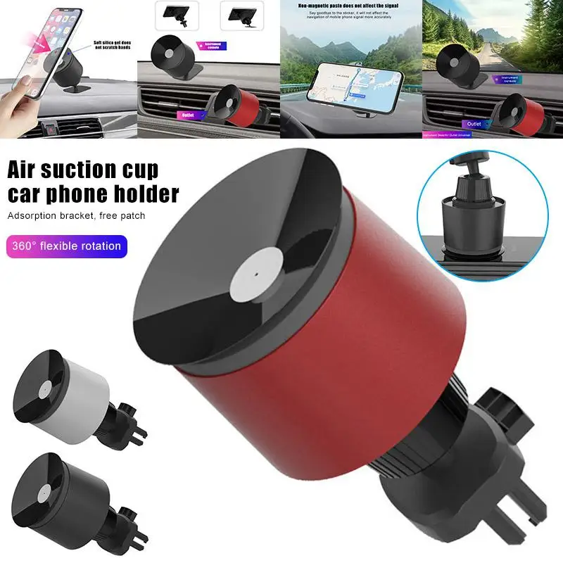 Group Vertical Smartphone Bracket Air Vent Mount Vacuum Suction Cup Car Phone Holder for Vehicle Cellphone r60 | Мобильные телефоны
