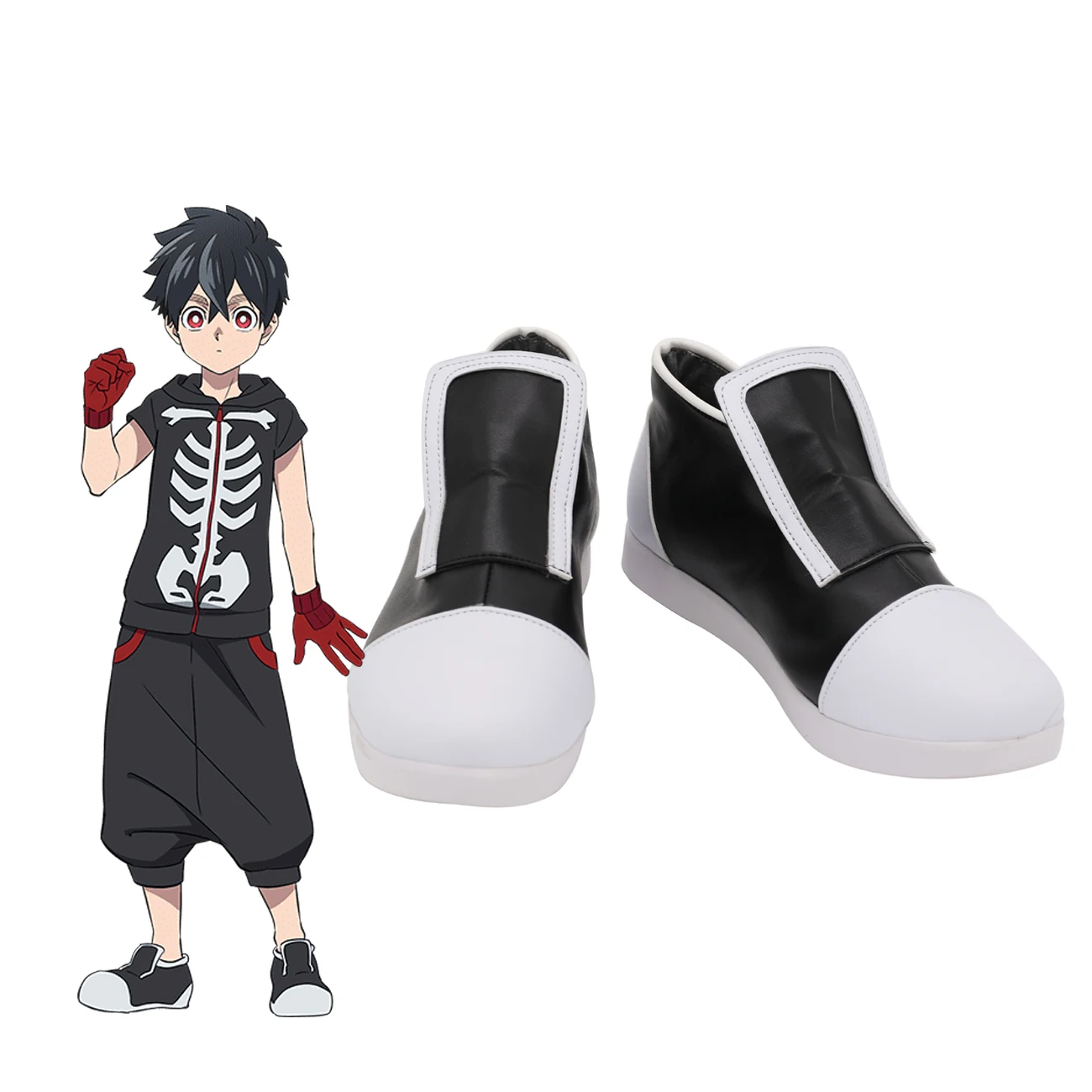 

Черные ботинки для косплея Kemono Jihen Kabane Kusaka, изготовленные на заказ, любого размера