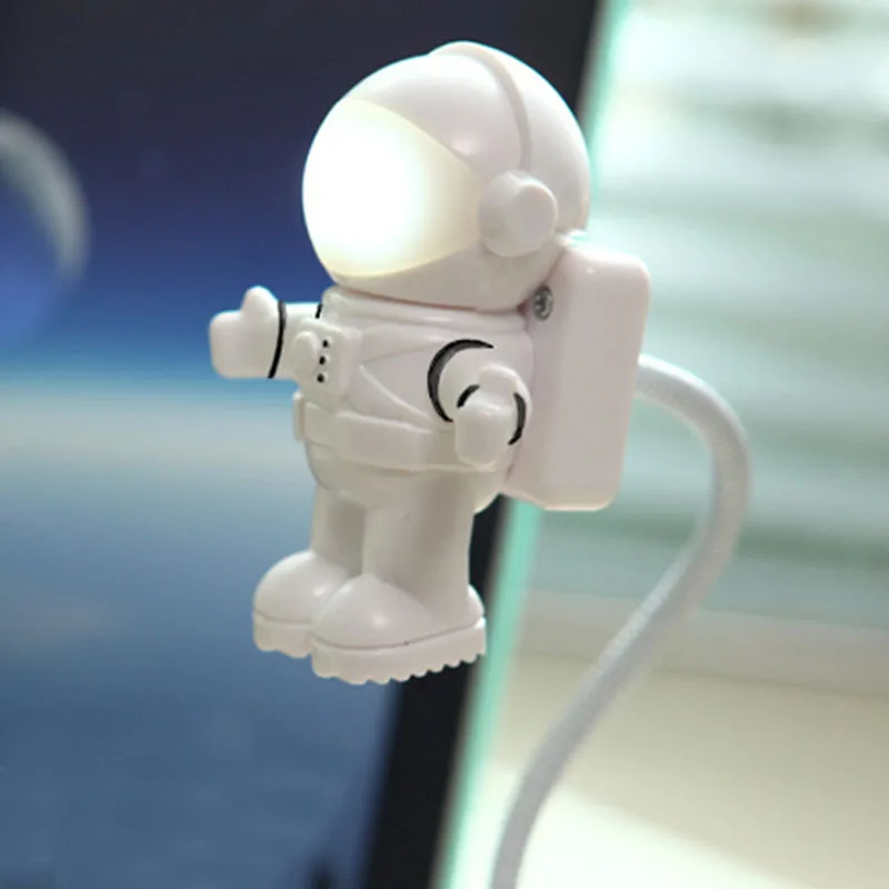 Funny Astronaut USB Gadget Spaceman USB LED Light Adjustable Night