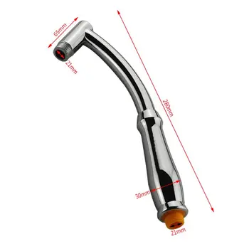

Shower Head Extension Arm Arch Design Hand Hold Adjustable Extender High Polished Sprinkle Parts For Bathroom