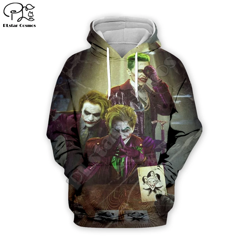 

PLstar Cosmos Hot movie Joker Joaquin Phoenix Colorful Harajuku Tracksuit 3D Print Hoodie/Sweatshirt/Jacket/shirts Men Women s-1