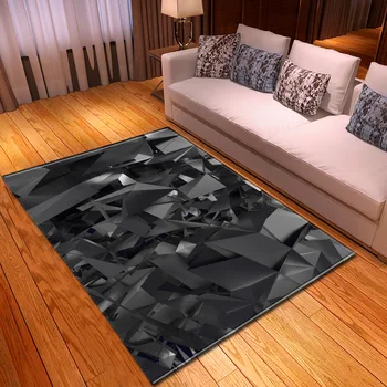 

Modern Geometric Pattern 3D Printed Carpets for Living Room Bedroom Tea Table Area Rug and Carpet Antiskid Rectangular Floor Mat