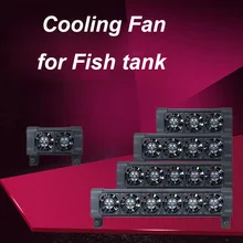 Вентилятор охлаждения контроллер аквариума контроль температуры exhuast вентилятор DC 12V 220V аквариумные аксессуары для аквариумов в виде плавника вентилятора для домашних животных