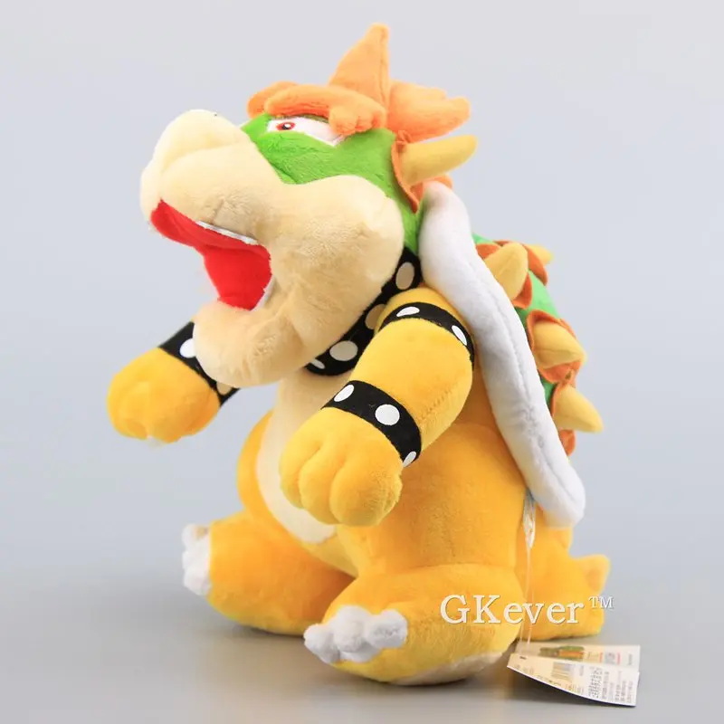 Комплект из 2 предметов, 18/25 см Марио серии# Теплозаправщик Koopa и# Bowser Jr. Плюшевая игрушка мягкая набивная кукла Животные Bowser/Купа игрушки Детский подарок