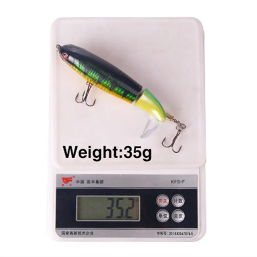 1 шт./уличная зимняя подледная рыбалка жесткий bait13g/35 г искусственные 3D глаза бас японский воблер пропеллер трактор Pesca рыболовные снасти