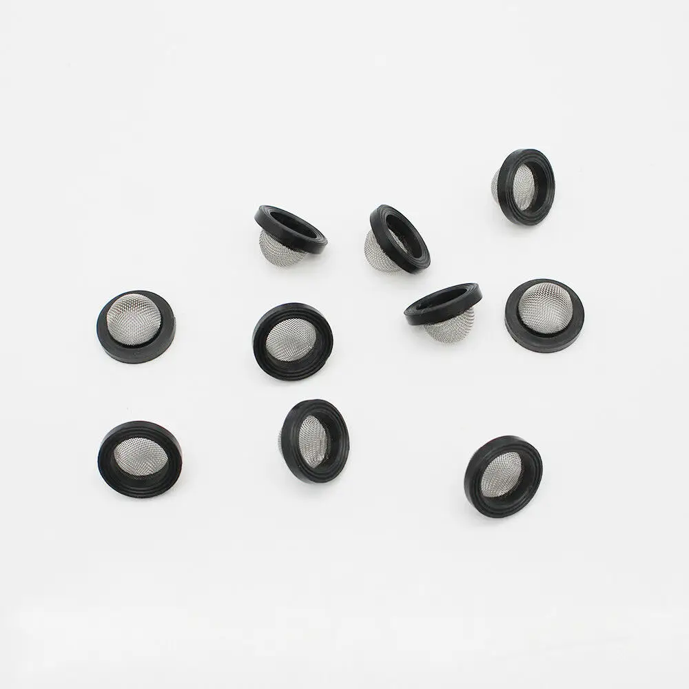 10pcs Silicone Rubber Washers Filter Mesh Accessories For Shower Hose Connecting