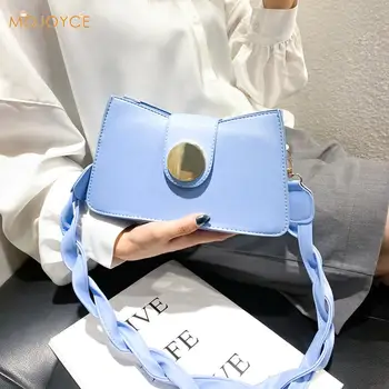 

Fashion Pure Color PU Leather Shoulder Underarm Bag Women Simple Messenger Pouch Popular Simple Female Daily Bag