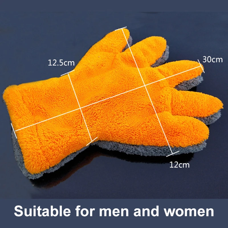 Car Cleaning Gloves Ultra-Luxury Microfiber Car Wash Home use Multi-function Cleaning Brush Detailing 1 Pcs