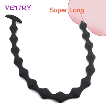 VETIRY 58cm Silicone Anal Beads Super Long Butt Plug Sex Toys for Adults Women Men Erotic Anal Sex Toys Anus Dilator Sex Product 1