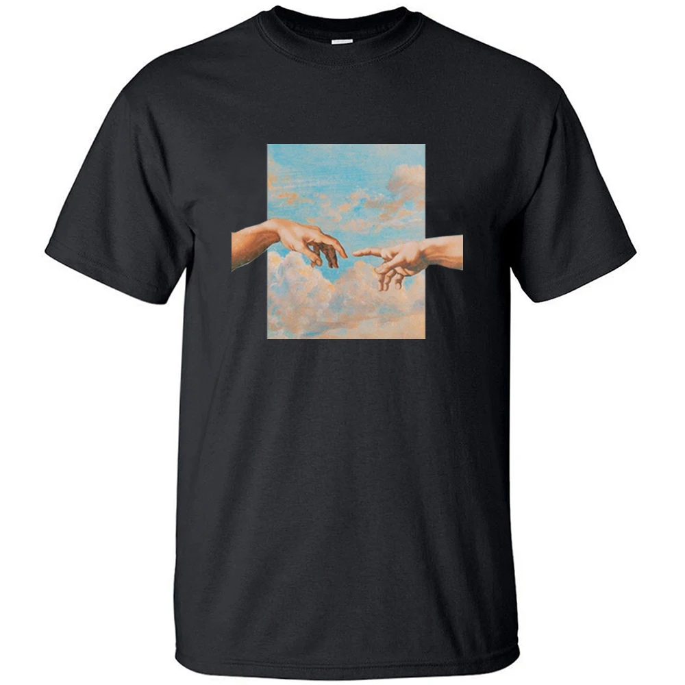 Michelangelo Di Lodovico Buonarroti Simoni Oversize T Shirt Summer Brand Cool Print Shirts Top Men Funny Short Sleeve Tshirt | Мужская