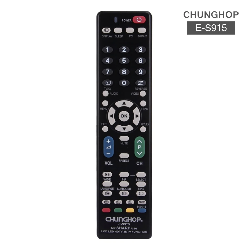 Universal Remote Control E-S915 For sharp Use LCD LED HDTV TV controller ga666wjsa ga921wjsa chunghop ga15wjsa