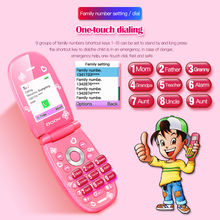 1.44″ Mini flip phone Storytelling machine Cute Girl Phone voice king Bluetooth Unlocked Kids MP3 Children cheap Cell Phone